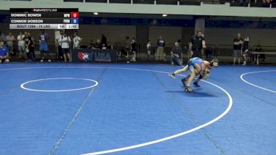 74 lbs 7th Place Match - Dominic Bowen, Michigan Premier WC vs Connor Dobson, Pennsylvania
