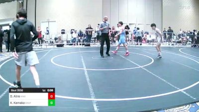 113 lbs Consi Of 32 #2 - Daniel Alire, Kings WC vs Kahiwaonalani Kamaka, Grapplers HI