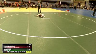 50 lbs Finals (8 Team) - Logan Nelson, STMA (St. Michael/Albertville) vs Dane Fier, Minneota