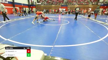 126 lbs Round Of 16 - Dakota Fenwick, Van Buren High School vs Kase Skaggs, Sand Springs HS