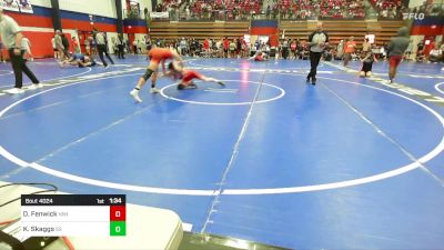 126 lbs Round Of 16 - Dakota Fenwick, Van Buren High School vs Kase Skaggs, Sand Springs HS