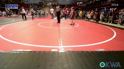 61 lbs Consi Of 4 - Simon Flesner, Team Tulsa Wrestling Club vs Cheston Thompson, Glenpool Warriors