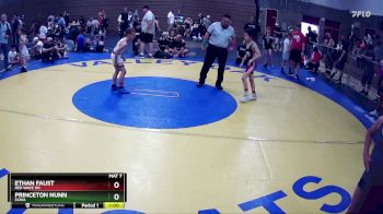 70 lbs Semifinal - Princeton Nunn, EGWA vs Ethan Faust, RED WAVE WC
