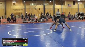 197 lbs Quarterfinal - Ethan Graham, Corban University vs Brandon Townsell, Arizona Christian University