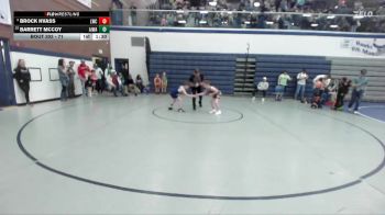 71 lbs Champ. Round 1 - Barrett McCoy, All In Wrestling Academy vs Brock Hvass, Lewiston Wrestling Club