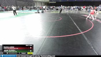 121 lbs Cons. Semi - Olivia Lopez, Steelclaw Wrestling Club vs Addie Russell, Othello Wrestling Club
