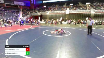 78 lbs Consi Of 8 #1 - Henry Dumbleton, Bear Cave vs Jett Leonhardt, Sturgis