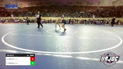 96 lbs Rr Rnd 2 - Jack Herrin, Texas Elite Wrestling vs Talis Padron, Shelton Wrestling Academy