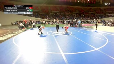 5A Boys 106 lbs Cons. Round 2 - Gavin Koster, Silverton Boys vs Joshua Khual, Centennial Boys