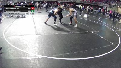 195 lbs Champ. Round 2 - Gustavo Lucio, Nebraska Elite Wrestling Club vs Beckham Aurich, MWC Wrestling Academy