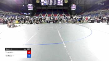 170 lbs Cons 8 #1 - Xavier Smith, Indiana vs Hugh Meyer, North Dakota