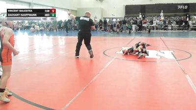 47 lbs Rr Rnd 1 - Vincent Balestra, F.L.O.W. - K3 vs Zachary Kauffmann, American MMAW - K3