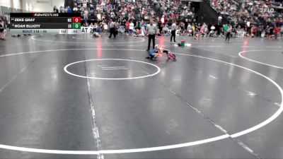 49 lbs Quarterfinal - Zeke Gray, Millard South vs Noah Elliott, Sherman Challengers
