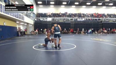197 lbs Champ. Round 1 - Dennis Iraheta, Cerritos College vs Ryan George, Santa Rosa Junior College