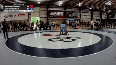 61 kg Champ. Round 2 - Anthony Orlando, Cougar Wrestling Club vs Sam Cherichello, Charleston Regional Training Center