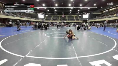 Quarterfinal - Sophia Daniels, Felton vs Lily Cohen, Little Egg Harbor Township