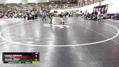 285 lbs Cons. Round 4 - Michael Yerian, Marian University (IN) vs Chance Robinson, Jamestown (N.D.)