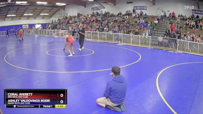 143 lbs Round 3 - Coral Averett, Red Devil Mat Club vs Ashley Valdovinos Rodriguez, Salem Elite Mat Club