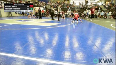 58 lbs Consi Of 4 - Michael Mairel, Perry Wrestling Club vs Bronson Stephens, F-5 Grappling