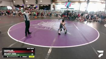 60 lbs Round 1 - Beckett Todd, Texas Elite Wrestling Club vs Mason Lee, ReZults Wrestling
