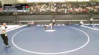 5A 120 lbs Champ. Round 1 - Taegan Leavitt, Spanish Fork vs Luke Crookston, Viewmont