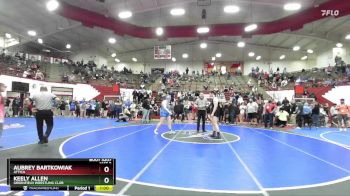 235 lbs 1st Place Match - Aubrey Bartkowiak, Attica vs Keely Allen, Greenfield Wrestling Club