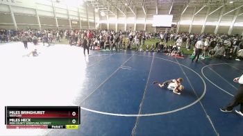 45 lbs Cons. Semi - Miles Bringhurst, Westlake vs Miles Heck, Iron County Wrestling Academy