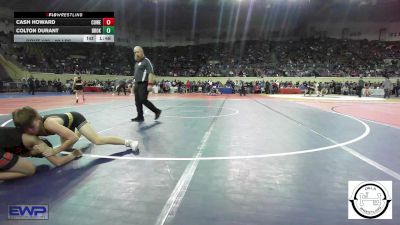 92 lbs Round Of 16 - Cash Howard, Coweta vs Colton Durant, Broken Arrow