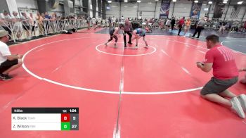 112 lbs Rr Rnd 3 - Kael Black, Team Bro Blue vs Zander Wilson, Ride Out Wrestling Club