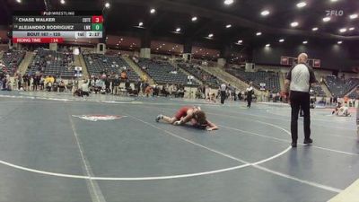 125 lbs Cons. Round 1 - Chase Walker, Cumberland (Tenn.) vs Alejandro Rodriguez, Lindsey Wilson (Ky.)