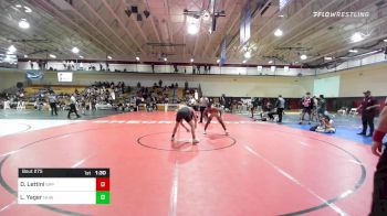 175 lbs Consi Of 8 #2 - Dominick Lettini, St. Peter's Prep vs Luke Yager, North Hunterdon