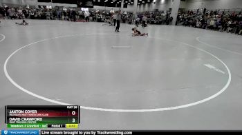 74 lbs Cons. Round 4 - David Crawford, Ohio Training Center vs Jaxton Coyer, Michigan West Wrestling Club