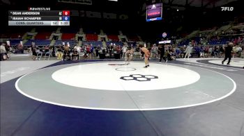 138 lbs Cons. Quarters - Dean Anderson, AZ vs Isaiah Schaefer, IN