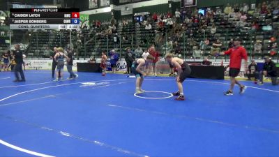 144 lbs Cons. Quarters - Caiden Latch, Immortal Athletics Wrestling Club vs Jasper Sonberg, Caveman Wrestling