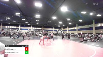 130 lbs Final - Kalia Luafalemana-Haney, Grapplers HI vs Mila Mantanona, Coachella Valley WC