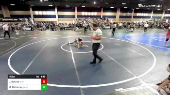 65 lbs Quarterfinal - Lukas Batres, Misfits vs Marcos Balderas, Bear WC