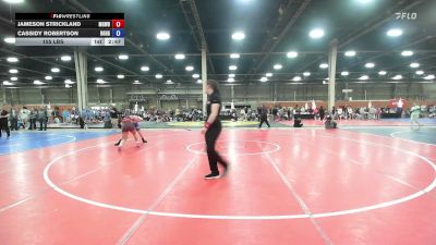 155 lbs Rr Rnd 1 - Jameson Strickland, MGW Riptide - GHSE vs Cassidy Robertson, Doughgirls - GHSE