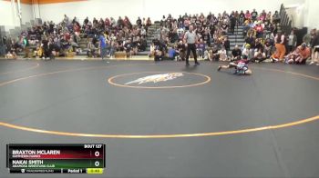 B-17 lbs Quarterfinal - Braxton McLaren, Hammerin Hawks vs Nakai Smith, Anamosa Wrestling Club