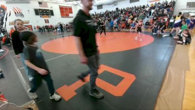 84 lbs Cons. Round 2 - Grey Francis, Lander Middle School vs Kasen Asay, Powell Middle School