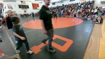 84 lbs Cons. Round 2 - Grey Francis, Lander Middle School vs Kasen Asay, Powell Middle School