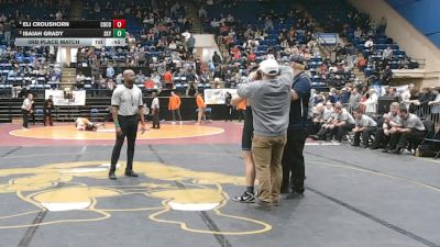 3 - 165 lbs 3rd Place Match - Eli Croushorn, Culpeper County vs Isaiah Grady, Skyline