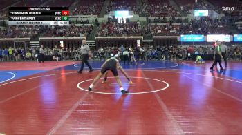 102 lbs Champ. Round 1 - Cameron Hoelle, Team Champs vs Vincent Hunt, Moses Lake Wrestling Club