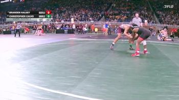D1-132 lbs Cons. Round 2 - Christopher Calvo, Grandville vs Branden Halsey, Roseville