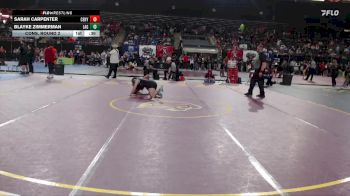 125 lbs Cons. Round 2 - Sarah Carpenter, Century vs Blayke Zimmerman, LaGrande