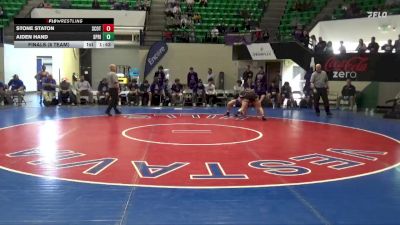 128 lbs Finals (8 Team) - Aiden Hand, Springville vs Stone Staton, Scottsboro