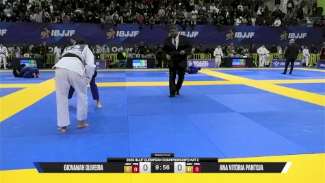 Ana Vitória Pantoja vs Giovanah Oliveira 2026 European Jiu-Jitsu IBJJF Championship