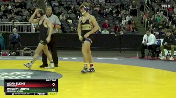 150 lbs Cons. Round 1 - Wesley Harper, Penn High School vs Aidan Elkins, New Haven