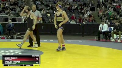 150 lbs Cons. Round 1 - Wesley Harper, Penn High School vs Aidan Elkins, New Haven
