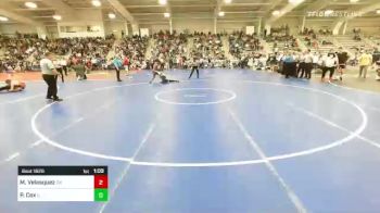 126 lbs Semifinal - Miles Velasquez, OK vs Peyton Cox, IL