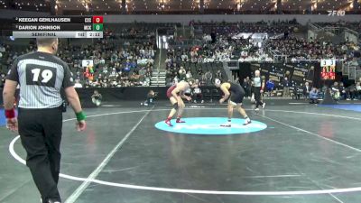 184 lbs Semifinal - Darion Johnson, McKendree vs Keegan Gehlhausen, Chadron St.